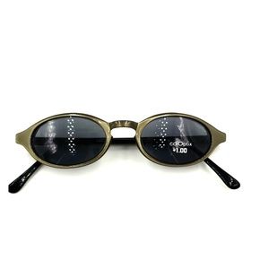 calOptix Gray Oval Sunglasses Frames
